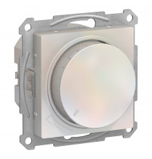 СВЕТ-Р повор-нажим, 630Вт, мех Systeme Electric AtlasDesign, Жемчуг