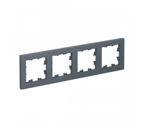 4-постовая рамка, универсальная Systeme Electric AtlasDesign, Грифель