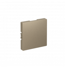 ЗАГЛУШКА без суппорта для многопостовых рамок Systeme Electric AtlasDesign, Шампань