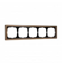 5-постовая рамка, ОРГАНИЧЕСКОЕ СТЕКЛО Systeme Electric ArtGallery Pure, Шампань