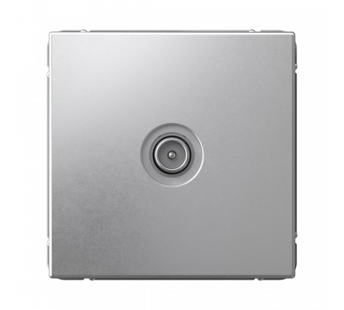 TV РОЗЕТКА оконечная 1DB, механизм Systeme Electric ArtGallery, Алюминий