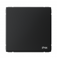 1-клавишный ПЕРЕКЛЮЧАТЕЛЬ IP44, 10АХ, механизм Systeme Electric ArtGallery, Карбон