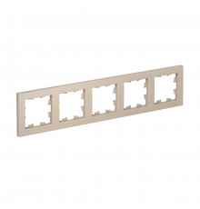 5-постовая рамка, универсальная Systeme Electric AtlasDesign, Песочный