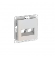 НАКЛАДКА двойная для информационных функций типа Keystone Systeme Electric AtlasDesign, Жемчуг