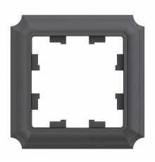 1-постовая рамка Systeme Electric AtlasDesign Antique, Базальт
