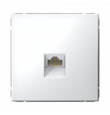 РОЗЕТКА компьютерная RJ45, кат. 5е, механизм Systeme Electric ArtGallery, Белый