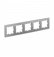 5-постовая рамка, универсальная Systeme Electric AtlasDesign, Алюминий