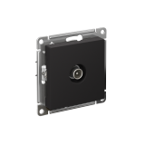 TV РОЗЕТКА оконечная 1дБ, механизм Systeme Electric AtlasDesign, Карбон