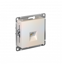 РОЗЕТКА телефонная RJ11, механизм Systeme Electric AtlasDesign, Жемчуг