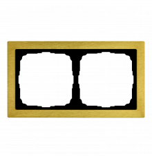 2-постовая рамка, МЕТАЛЛ Systeme Electric ArtGallery Pure, Золото
