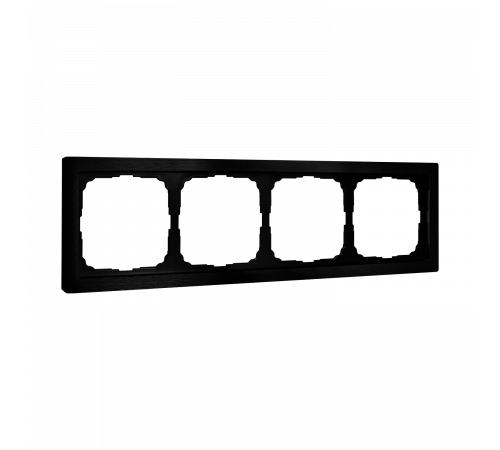 4-постовая рамка, МЕТАЛЛ Systeme Electric ArtGallery Pure, Оникс