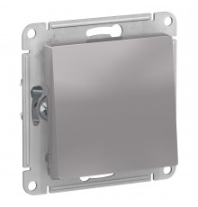 AQUA 1-клавишный ПЕРЕКЛЮЧАТЕЛЬ, IP44, сх.6, 10АХ, механизм Systeme Electric AtlasDesign, Алюминий