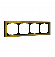 4-постовая рамка, МЕТАЛЛ Systeme Electric ArtGallery Pure, Золото