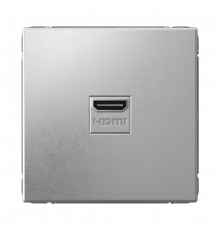 РОЗЕТКА HDMI, механизм Systeme Electric ArtGallery, Алюминий