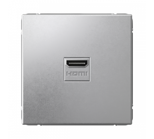 РОЗЕТКА HDMI, механизм Systeme Electric ArtGallery, Алюминий