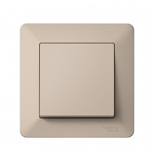 1-постовая рамка, белый Systeme Electric AtlasDesign Air, песочный/дымчатый