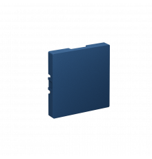 ЗАГЛУШКА без суппорта для многопостовых рамок Systeme Electric AtlasDesign, Аквамарин