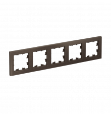 5-постовая рамка, универсальная Systeme Electric AtlasDesign, Мокко