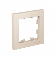 1-постовая рамка Systeme Electric AtlasDesign, Бежевый