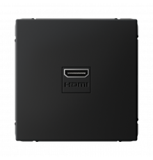 РОЗЕТКА HDMI, механизм Systeme Electric ArtGallery, Карбон