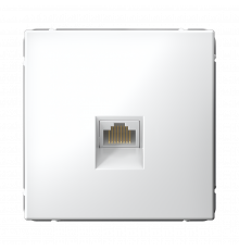 РОЗЕТКА компьютерная RJ45, кат. 6A, механизм Systeme Electric ArtGallery, Белый