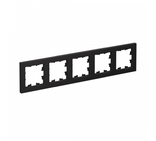 5-постовая рамка, универсальная Systeme Electric AtlasDesign, Карбон