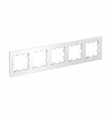 5-постовая рамка, универсальная Systeme Electric AtlasDesign, Белый