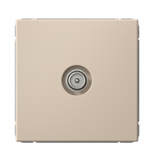 TV РОЗЕТКА проходная 4DB, механизм Systeme Electric ArtGallery, Песочный