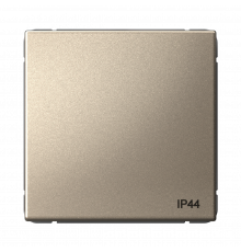 1-клавишный ПЕРЕКЛЮЧАТЕЛЬ IP44, 10АХ, механизм Systeme Electric ArtGallery, Шампань