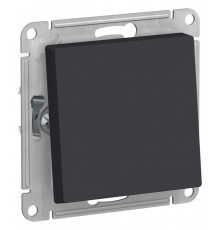 AQUA 1-клавишный ПЕРЕКЛЮЧАТЕЛЬ, IP44, сх.6, 10АХ, механизм Systeme Electric AtlasDesign, Карбон
