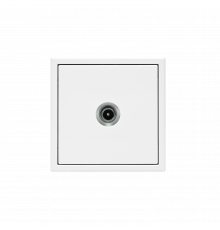 TV РОЗЕТКА оконечная 1DB, механизм Systeme Electric ArtGallery, Лотос