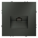 Розетка компьютерная RJ45 Cat.6 (UTP) S70, одинарная, цвет - титан