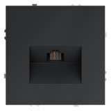 Розетка компьютерная RJ45 Cat.6 (UTP) S70, одинарная, цвет - графит