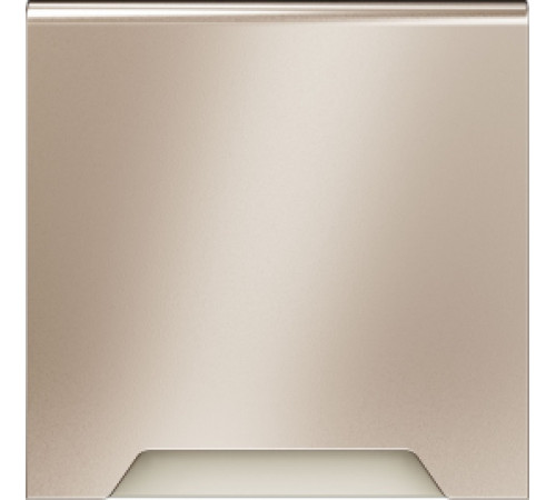 Накладка электрической розетки S70 Metal, со шторками, с крышкой, цвет - платина металл