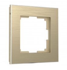 1-постовая рамка Werkel Aluminium, шампань