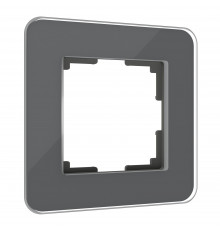 1-постовая рамка из стекла Werkel Elite, графит
