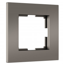 1-постовая рамка Werkel Slab, бронза софт