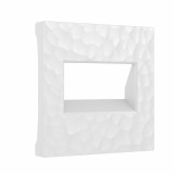 Накладка для двойной розетки Еthernet RJ-45 Werkel, hammer белый