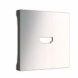 Накладка для розетки HDMI Werkel, глянцевый никель
