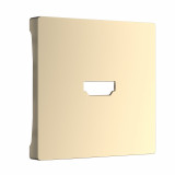 Накладка для розетки HDMI Werkel, шампань