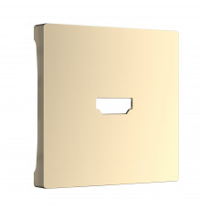 Накладка для розетки HDMI Werkel, шампань
