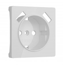 Накладка для розетки USB Werkel, белый акрил