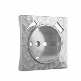Накладка для розетки USB Werkel, hammer серебряный