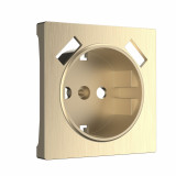 Накладка для розетки USB Werkel, шампань рифленый