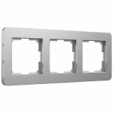 3-постовая рамка Werkel Platinum, алюминий