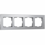 4-постовая рамка Werkel Aluminium, алюминий