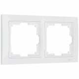 2-постовая рамка Werkel Snabb Basic, белый