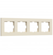 4-постовая рамка Werkel Slab, айвори софт