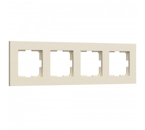4-постовая рамка Werkel Slab, айвори софт