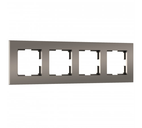 4-постовая рамка Werkel Slab, бронза софт